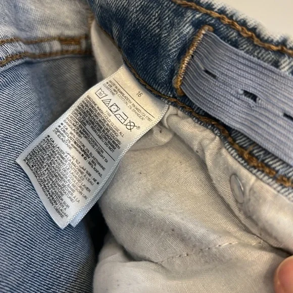 Boys Old Navy size 16 Straight Denim Jeans. Adjustable waistline - Picture 5 of 5